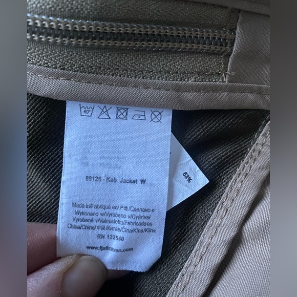 EUC Fjallraven Keb Jacket - W’s Large (tan/olive green) - Picture 11 of 13